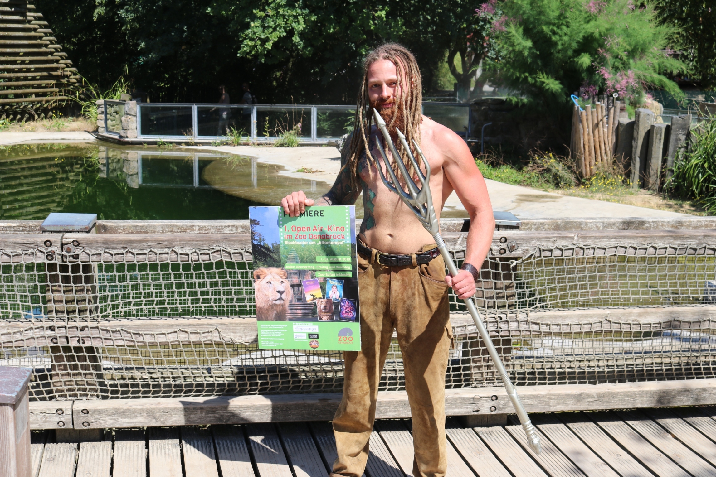 Open Air-Kino im Zoo