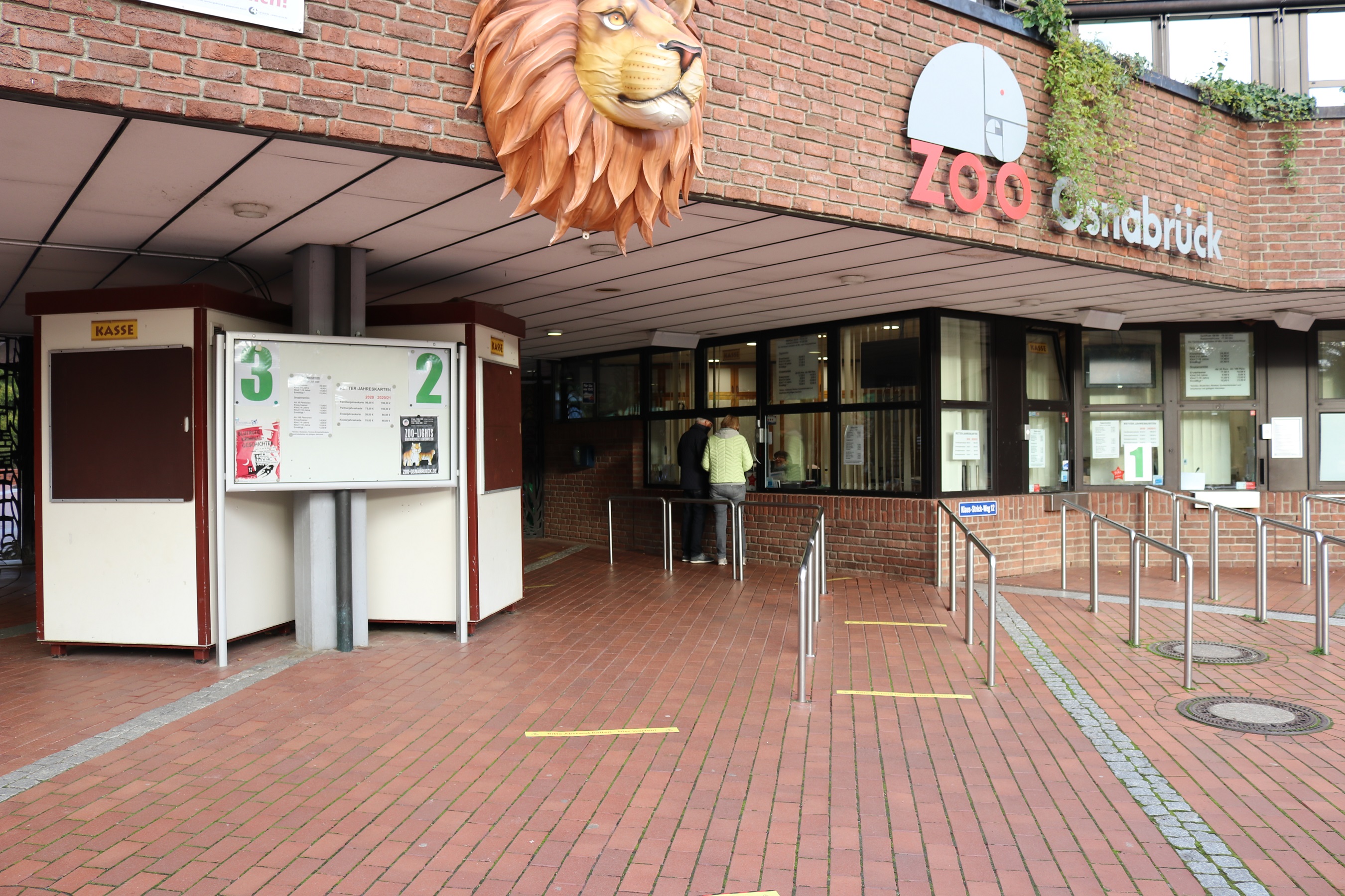 Eingang im Zoo