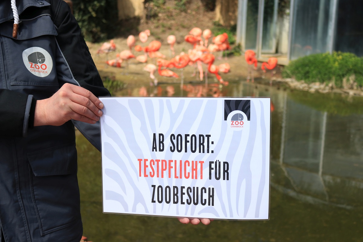 Schnelltestzentrum am Zoo