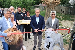 Eröffnung der Löwenanlage